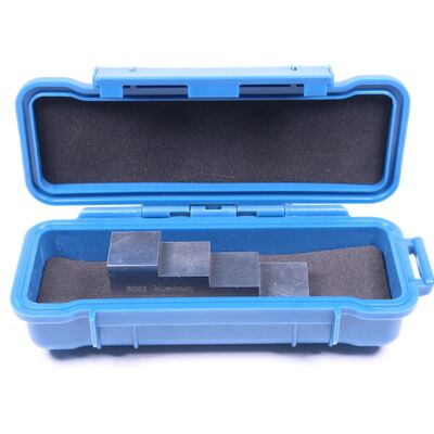 6063 Aluminum 4 Step Calibration Block with 0.25''-0.5''-0.75''-1.0'' Thickness for Ultrasonic Testing
