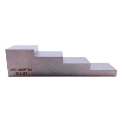 4-Step Thickness 5-10-15-20mm Ultrasonic Calibration Block in Duplex Stainless Steel for NDT