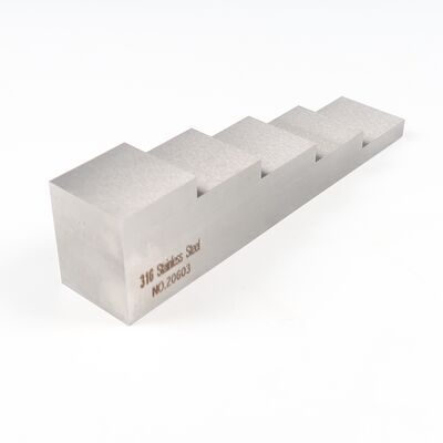 5 Step Ultrasonic Calibration Block with 5-10-15-20-25MM Thickness and Various Materials