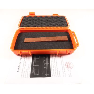 8‑Step Thickness 1-2-3-4-5-6-7-8MM Ultrasonic Testing Calibration Reference Block Copper Alloy