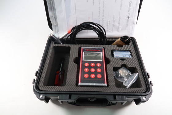 TMV120 Hintergrundbeleuchtung USB Tragbares Vibrationsmesser Zwei-Taste-Batterien