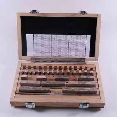 Zertifiziertes Gage Block Set 38 Stück Grade 0 Slip Jo Blöcke 1-100mm von Tmteck
