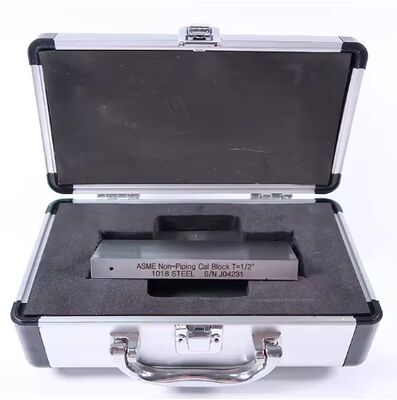 ASME Nicht-Rohr Kalibrierblock T=1/2 Zoll ASME TYP 1018 Stahl Kalibrierblock für UT Scherwellen (1/2 Zoll Dicke)