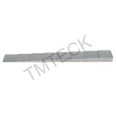 7075 Aluminiumstahl 8-Stufen-Kalibrierblock mit 1-2-3-4-5-6-7-8mm Dicke für Ultraschallprüfung