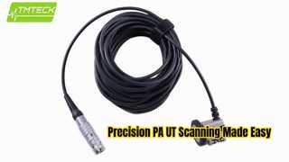 TMTeck Universal Mini-Wheel Encoder, kompatibel mit Olympus NDT Standard PA Wedges für Phased Array